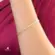 Pulseira Trabalhada Fecho Relógio Folheada a Ouro 18k