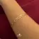 Pulseira Formas Retangulares Folheada a Ouro 18k