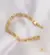 Pulseira Formas Retangulares Folheada a Ouro 18k