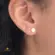 Brinco Redondo Liso 6mm Folheado a Ouro 18K