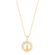 Pingente Nsa Sra Fátima Com Pedras de Zircônia Folheada a Ouro 18k