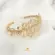 Bracelete Elos Ovais Folheado a Ouro 18k