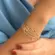 Bracelete Elos Ovais Folheado a Ouro 18k