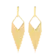 Brinco Franja Folheado a Ouro 18k