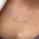 Gargantilha Gratidão Folheada a Ouro 18k