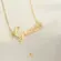 Gargantilha Gratidão Folheada a Ouro 18k