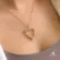 Pingente Coração Pedras de Zircônia Coloridas Folheado a Ouro 18k
