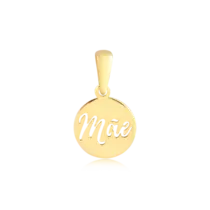 Pingente Placa Mãe Folheado a Ouro 18k