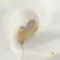 Anel Coração Micro Zircônia Folheado a Ouro 18k