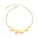 Pulseira Love Ponto de Luz Folheado a Ouro 18k