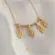 Gargantilha Canga Quatro Lugares Coração Liso e Zircônia Folheado a Ouro 18k