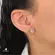 Brinco Gotas Coloridas Folheado a Ouro 18k
