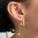 Argola Lisa Folheada a Ouro 18k