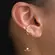 Brinco Piercing Escalador Folheado a Ouro 18k