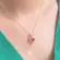 Conjunto Coração Zircônia Ponto de Luz Folheado a Ouro 18k