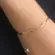 Bracelete Meia Cana Ondulado Folheado a Ouro 18k