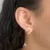 Brinco Círculo Vazado 15mm Folheado a Ouro 18k