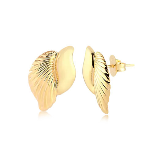 Brinco Folheado a Ouro 18k