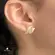 Brinco Folheado a Ouro 18k