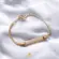 Pulseira Infantil Chapa Folheada a Ouro 18k