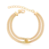 Pulseira Bolinha Entrelaçada Folheada a Ouro 18k
