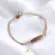 Pulseira Infantil Chapa Folheado a Ouro 18k