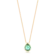 Gargantilha Pedra Gota Folheada a Ouro 18k