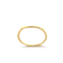 Anel Fininho Liso Folheado a Ouro 18k