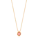 Gargantilha Pedra Oval Folheada a Ouro 18k