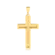 Pingente Cruz Detalhe Interior Folheado a Ouro 18k