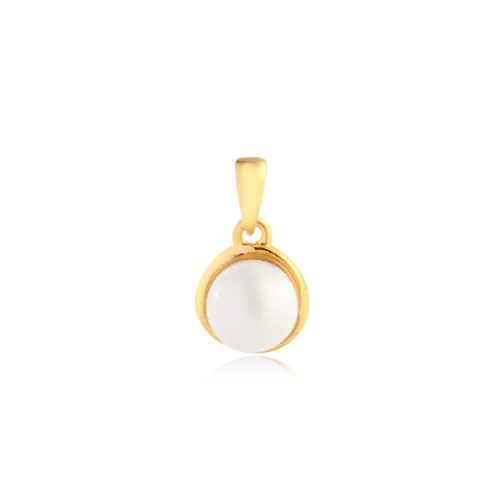 Gargantilha Redondo Perolado Folheado a Ouro 18k