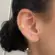 Brinco Piercing 3 Fios Folheado a Ouro 18k