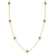 Gargantilha Bolas Lisas Folheada a Ouro 18k