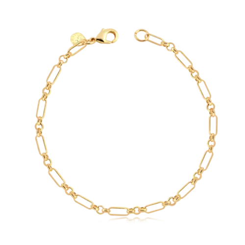Pulseira Elos Folheada a Ouro 18k