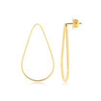 Brinco Gota Folheado a Ouro 18k