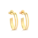 Brinco Fio Duplo Folheado a Ouro 18k