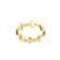 Anel Losangos Ponto de luz Folheado a Ouro 18k