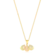 Gargantilha Três Gotas Zircônias Folheada a Ouro 18k