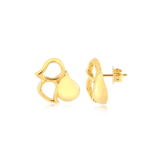 Brinco Gotas Folheado a Ouro 18k
