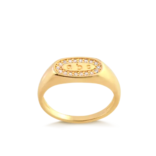 Anel ABC Especial Com Zircônia