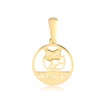 Pingente Pedagogia Folheado a Ouro 18k