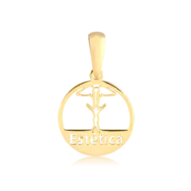 Pingente Estética Folheado a Ouro 18k