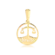 Pingente Direito Folheado a Ouro 18k