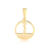 Pingente Odontologia Folheado a Ouro 18k