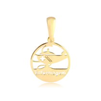 Pingente Enfermagem Folheado a Ouro 18k