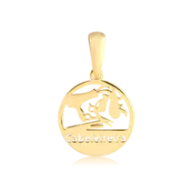 Pingente Cabelereira Folheado a Ouro 18k