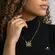 Gargantilha Love Cravejada de Zircônia Folheada a Ouro 18k