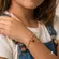Pulseira Infantil Joaninha Folheada a Ouro 18k