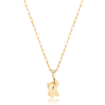 Gargantilha Elefante Folheada a Ouro 18K
