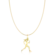 Pingente Atletismo Liso Folheado a Ouro 18K